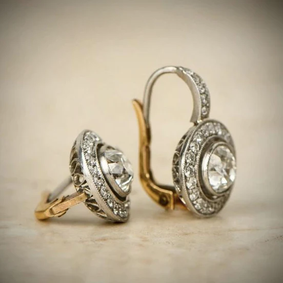 Vintage Gold & Silver Earrings